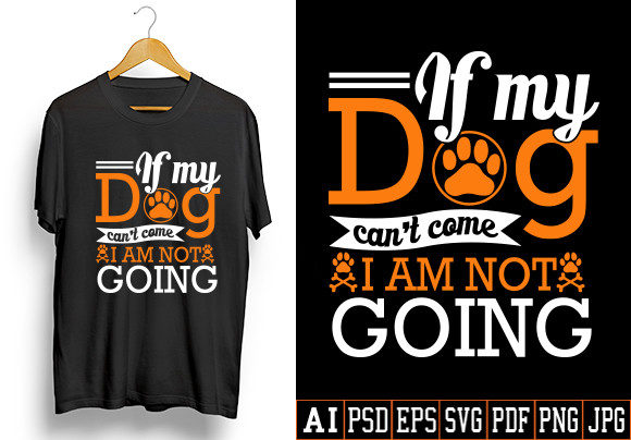 Dog Typographic Quotes Design Vector